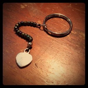 Heart pendant keychain 4K